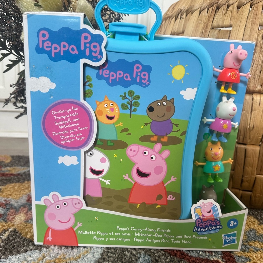 New Peppa Pig Adventure Travel Carry Along Friends and Case Limited Edition Set - Picture 13 of 15